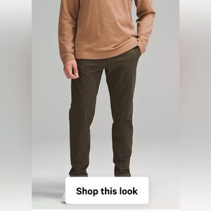 Never worn Lululemon ABC Slim dark green men’s pants